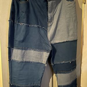 Patch jeans size XL womens.
